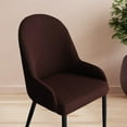thumbnail image 6 of TISHITA Chair Cover Chair Protector Protective Portable Dining Chair Slipcover Wingback Side Chair Slipcover for Office Home Bedroom Brown, 6 of 8