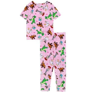 Character Toddler Viscose Unisex 2-Piece Pajama Set, Sizes 12M-5T