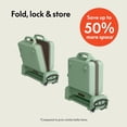 thumbnail image 2 of 10x20 Ceramic Fold-n-Store Dual Temp Griddle with EverGood Nonstick Coating and Drip Tray for Healthy Cooking, 2 of 7