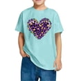 thumbnail image 5 of SwiftWear Mardi Gras Shirts for Kids, Boys Girls Beads Heart T-Shirt Carnival Tee Shirt New Orleans Party Tshirt Blue Size 7 Years, 5 of 6