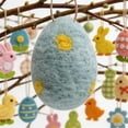 thumbnail image 5 of Xecvkr Wool Foam Easter Egg Decoration Handmade Needle Felted Colorful Soft Fluffy Bowl Filler Playful Imagination DIY Garland Party Easter Basket 1 Piece, 5 of 5