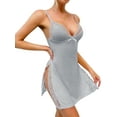 thumbnail image 4 of LWP Women's Lingerie Sexy Nightwear Spaghetti Strap Nightgown Babydoll Chemise, 4 of 12