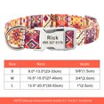 thumbnail image 1 of Custom Large Dog Collar Cute Print Personalized Pet Collar Nylon Puppy Dogs ID Collars Engraved Name for Small Medium Large Dog ShopWise Round, 1 of 33