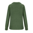 thumbnail image 5 of kakina CMSX Women's Fashion Polo Collar Long Sleeve V-Neck Casual Knitted Pullover Sweater Casual Fall Winter Warm Solid Color Thickened Sweater, 5 of 6