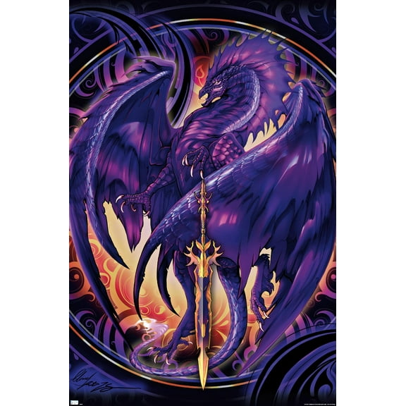 Ruth Thompson - Dragonblade Netherblade Wall Poster, 22.375" x 34"