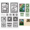 thumbnail image 2 of 1Sheet Saint Patrick's Day PVC Plastic Stamps Clear Postage Rubber Stamp Sheet Craft Stamps Transparent Seal Stamps, 2 of 9