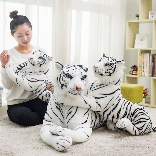 Peluche De Tigre Realista De 30 Cm – Suave Y Decorativo, Ideal Para Niños Y Adultos