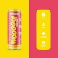 thumbnail image 2 of Wooooo! Energy Ric Flair Sparkling Adaptogenic Mushroom Energy Drink | Natural Antioxidants & Nootropics | Lion’s Mane & Cordyceps | 150mg Caffeine | 12 Pack (Strawberry Banana), 2 of 6