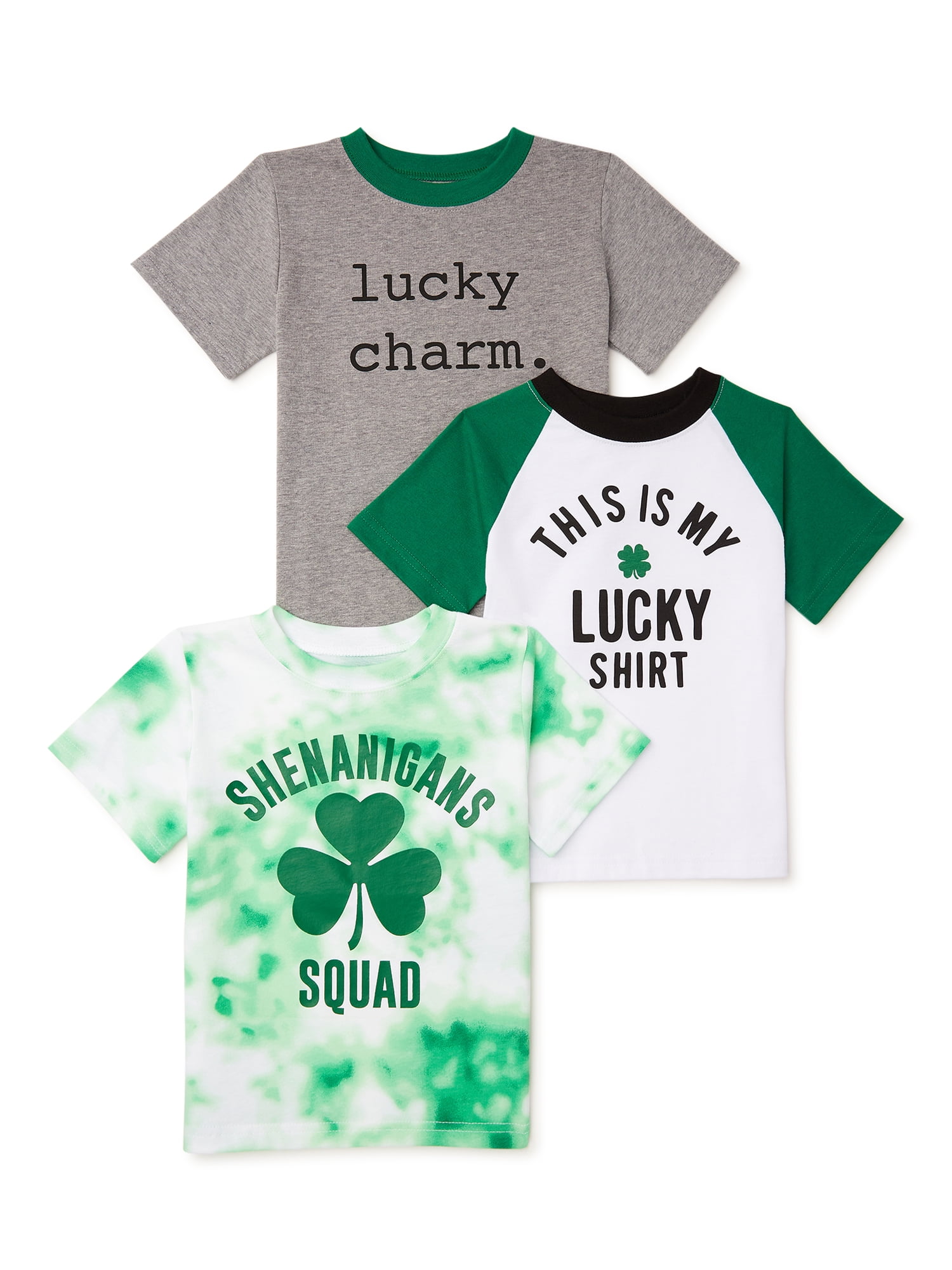 Carters St Patrick's Day Happy Go Lucky Infant/Toddler T-shirt SIZES: 3 Mo-2T 