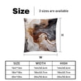 thumbnail image 5 of Marble Velvet Throw Covers Pillow Inserts - Set of 2 Decorative Pillows with Unique Patterns for Home Decor, Couch, Bed - 16x16, 18x18, 20x20 Inches, 5 of 6