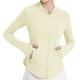 thumbnail image 1 of Desiderio Una ropa de protección solar de corte entallado de color amarillo para mujer, ropa de protección solar de seda helada de verano, ropa de protección solar transpirable, 1 of 5