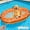Orange-dog, variant on 55'' x 35'' Inflatable Dog Pool Float with Rope, Portable Puppy Raft for Pool or Lake, Floating Pet Float for Small Medium Large Dogs, Up to 80 lb