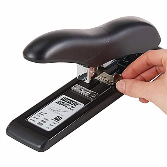 Rapid 73159 Eco HD 80 Heavy-Duty Stapler 80-Sheet Capacity Black