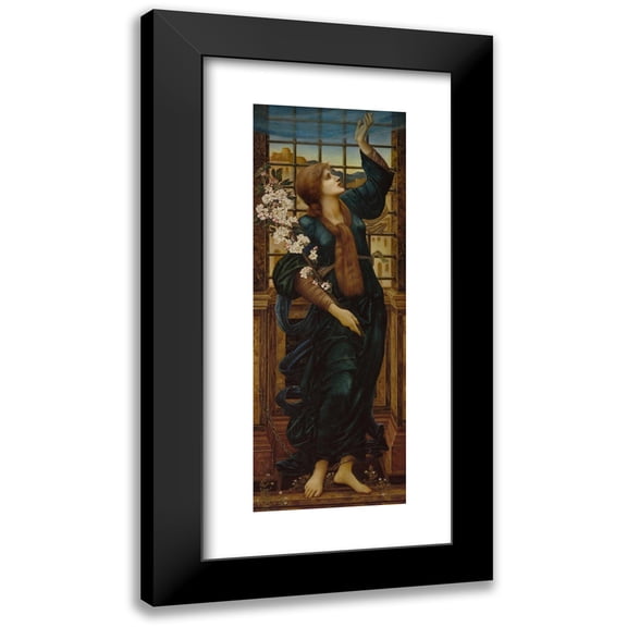 Sir Edward Coley Burne-Jones 8x14 Black Modern Framed Museum Art Print Titled - Hope (1896)