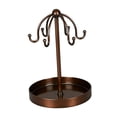 thumbnail image 2 of Soporte para joyas, expositor de joyas, bandeja de hierro de gran capacidad para llaves, joyería Negro, 2 of 5
