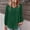 Green, variant on Oalirro Going out Tops for Women Deals Clearance Women's Fashion Summer Solid Color V-Neck Long Sleeve Chiffon Tops