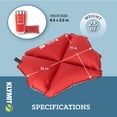 thumbnail image 4 of Klymit Pillow X Almohada inflable para acampar y viajar, rojo/gris, 4 of 5
