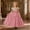 hwj# Pink721, variant on Huowey Girls Formal Sequins Dress Embroidery Cap Sleeves Round Neck Big Bow Long Tutu Dresses Party Gown For Birthday Celebration Elegant Gowns,Blue,9-10 Years
