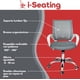 thumbnail image 5 of Silla de Oficina Ejecutiva I SEATING Black Jack Blanca y Gris, Reclinable, Ergonómica, Altura Ajustable, 5 of 6