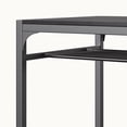thumbnail image 4 of Asofer 4 Piece Dining Table Set with 2 Chairs and Bench, Kitchen Table Set with Storage Rack,Space-Saving Dinette Set for Small Apartment,Black, 4 of 8