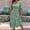 Light Green, variant on Morttic Women's Lace Embroidery Button Front Midi Dress – V-Neck Short Sleeve Ruched Waist Slim Fit Boho Summer Dress Sky Blue,M