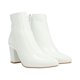 thumbnail image 1 of Botín Puntal De Tacón Para Mujer Color Charol Blanco Platonia ESTANCIA-01-BLANCO, 1 of 5