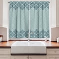 thumbnail image 2 of Ambesonne Morrocan Kitchen Curtains, Style Eastern, 55"x39", Pale Turquoise, 2 of 3