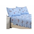 thumbnail image 1 of Juego Sábanas Matrimonial Xtellar Infantil 4pz Supersuave Anti-ácaros Color Azul acero, 1 of 4