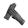 thumbnail image 2 of Yaoyar Womens Winter Warm Gloves With Sensitive Touch Screen Texting Fingers, Fleece Lined Windproof Gloves, 2 of 3