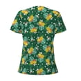 thumbnail image 4 of Naloa Tropical Fruit Print T-Shirts Short Sleeve V Neck Tees for Women Fashion Tops Trendy Lightweight Soft Casual Summer Outfits Clothes, 4 of 5