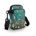 thumbnail image 3 of HELLHERO Floral and Butterfly Patterns 4.33x1.97x7.09 Crossbody Sling Bag Polyester for Unisex, 3 of 7