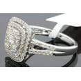 thumbnail image 2 of 10K WHITE GOLD 1.25 CARAT WOMENS REAL DIAMOND BRIDAL WEDDING ENGAGEMENT RING, 2 of 2