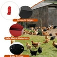 thumbnail image 2 of Garden Poultry Feeder Rustproofed Iron Feed Container for Multiple Chickens Prevents Food Wastage, 2 of 9