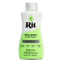Rit Neon Green Liquid Dye All Purpose for Cotton, 8 fl oz
