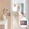 thumbnail image 7 of Yayeee Toggle Light Switch Wall Plate 2-Gang 4.56"x4.48" Decorative Outlet Cover, Light Colorful Circles, 7 of 7