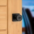thumbnail image 4 of Pismo Knob with Square Rose Privacy Door Knob in Satin Nickel, 4 of 7