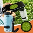 thumbnail image 4 of de juguete de microscopio de ciencia para ño aprendizaje interactivo educativo de -120x, con cordón de lámpara LED para ños CUTICAT microscopio de mano, 4 of 7