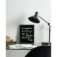 thumbnail image 5 of 8x10in Black Framed Inspirational Wall Art Men Motivational Quote Sayings Prints Office Home Decor Encouraging Positive Posters, 5 of 5
