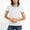 White, variant on Fashion Lapel Collar Color Block Shirts for Women Short Sleeve Tops Lightweight Moisture Wicking Tennis Activewear White