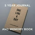 One Line a Day Canvas One Line a Day A FiveYear Memory Book (Diary)