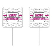 Happy Birthday Musical Cupcake Picks 24 Pack