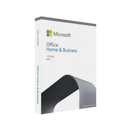 Microsoft T5D-03518 Office Home & Business 2021 ,One Time Purchase, 1 Device , Windows 10 PC/Mac Keycard