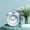 White WH 1 Pack, variant on AuroraX Loud Twin Bell Clock Heavy Sleepers Alarm Clock Night Light Metal Case Easy Read Compact Size Vintage Battery Operated Clock Black
