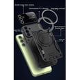 thumbnail image 6 of Case for Galaxy S24 FE,Military [Built-in Kickstand] Magnetic Metal Ring Dual-Layer Heavy Duty Car Holder Shockproof Camera Lens Protection Phone Case for Samsung Galaxy S24 FE 5G,2024 (Purple), 6 of 10