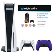 Sony PlayStation 5 Core with Extra Purple Dualsense Controller and Skins Voucher