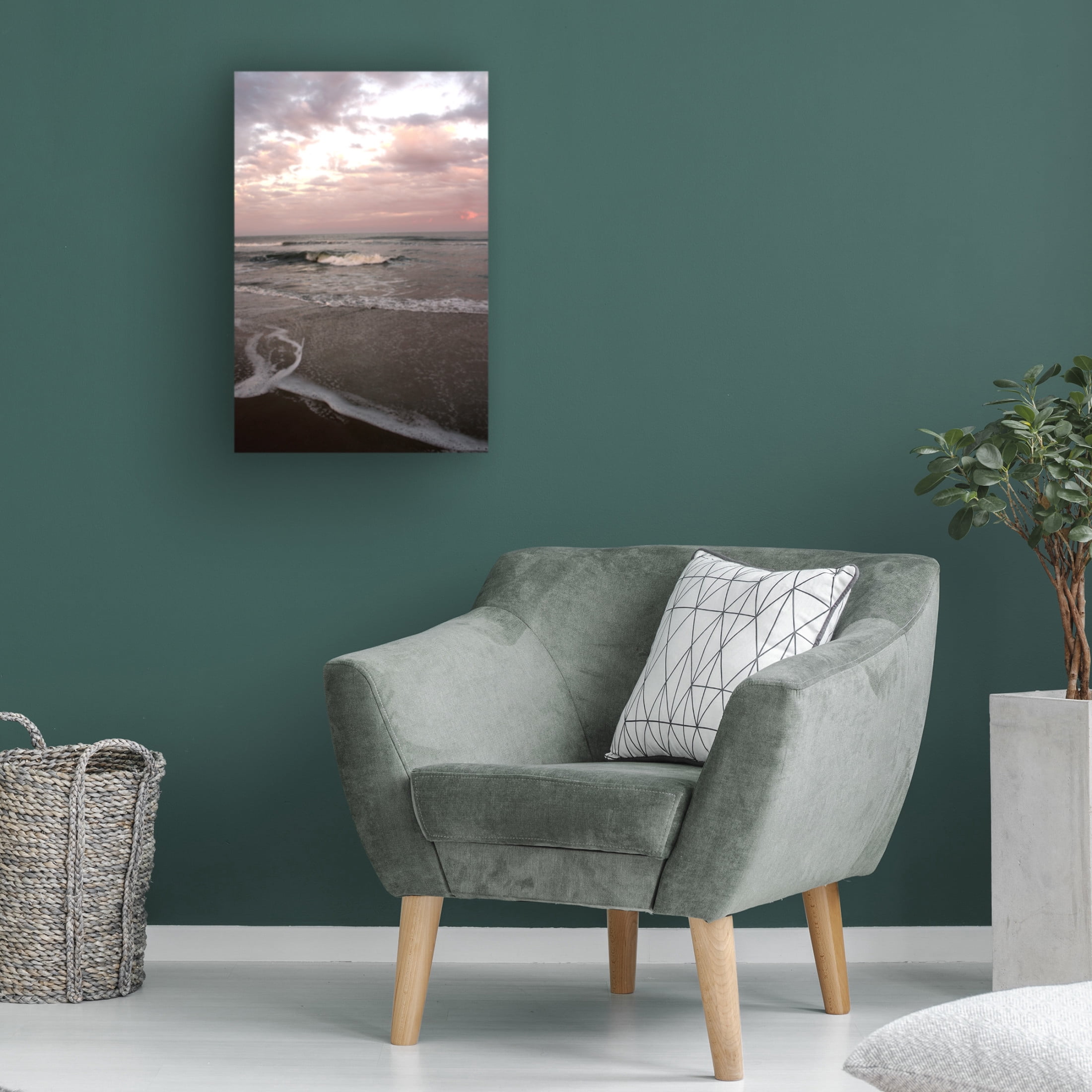 Canvas Wall Art - DANE 'Beaches 20' Wall Art for Living Room, Bedroom, or Office Décor by Trademark Fine Art - 16 x 24 Inches