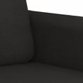 thumbnail image 1 of vidaXL 2-Seater Sofa Black 120 cm Fabric, 1 of 5