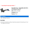 thumbnail image 2 of Front Idler Arm - Compatible with 2016 - 2018 Nissan Titan XD 2017, 2 of 2