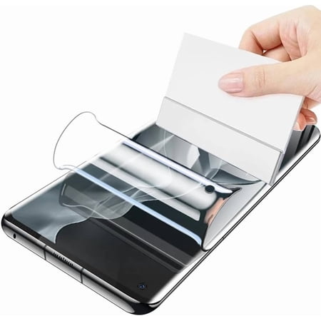 High Sensitivity Hydrogel Screen Protector for Samsung Galaxy S24, 2 Pieces Transparent Soft TPU Protective Film (NOT Tempered Glass) [Clear HD]