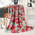 thumbnail image 2 of Pioneer Flower Blanket,Comfortable Soft Flannel Throw Blanket,All Season,Warm Lightweight Blankets for Sofa Bed Couch Living Room Chair,50"x60"(130x150cm), 2 of 4